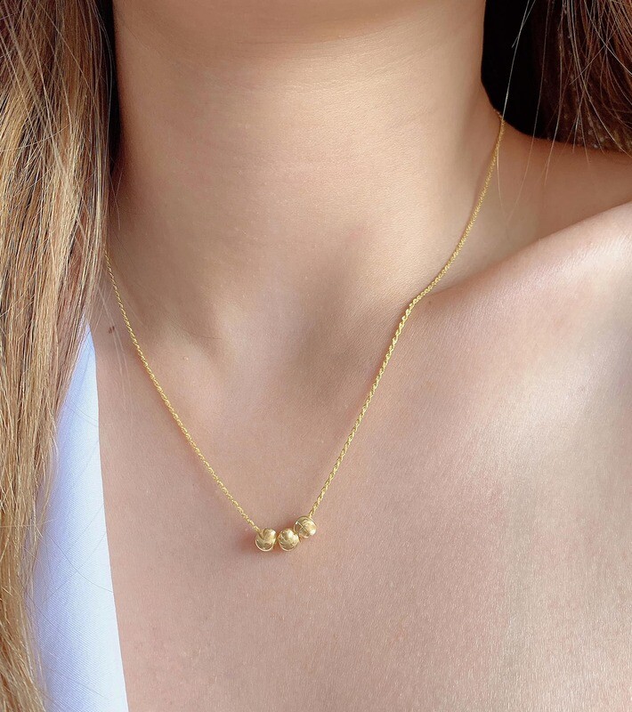 Bubble Cat Eye Neckalce