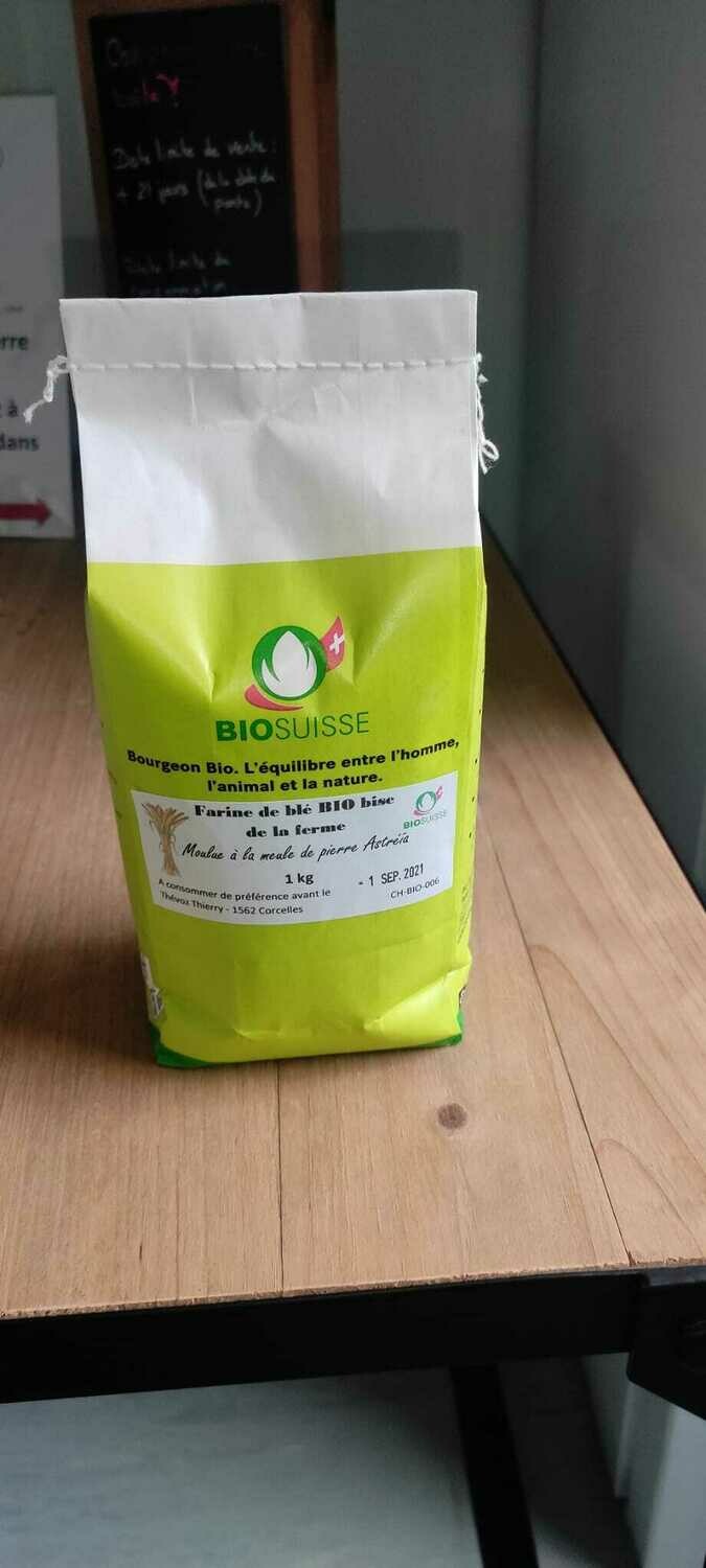 5 kg Farine bise de blé BIO