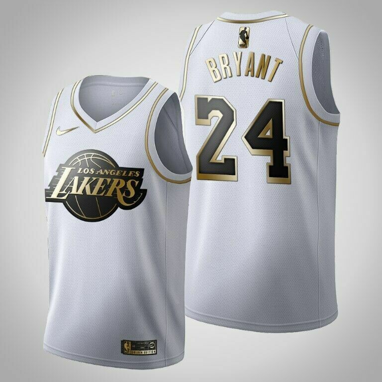 Kobe Bryant White Platinum Edition Jersey Kobe Bryant White Platinum Edition Jersey