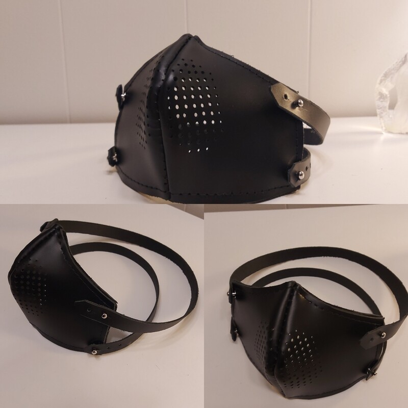 Leather Masks incl a 4-layer filter