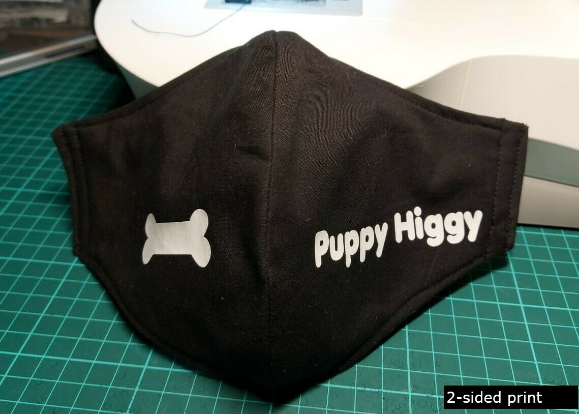 Masks with prints / logos