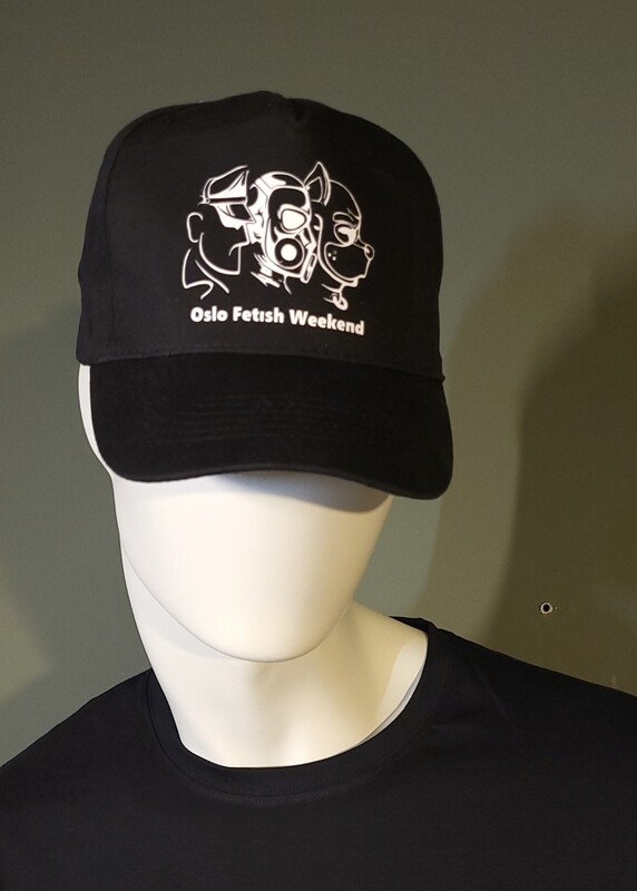 Oslo Fetish Weekend 2024 Logo Cap black with white print