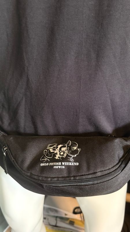 Oslo Fetish Weekend 2026 Logo Belt Bag black