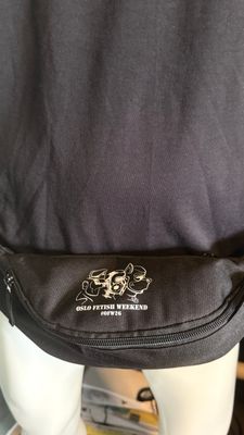 Oslo Fetish Weekend 2026 Logo Belt Bag black