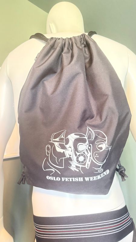 Oslo Fetish Weekend 2026 Logo Gym Bag black Oslo Fetish Weekend 2026 Logo Gym Bag black