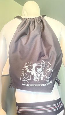 Oslo Fetish Weekend 2026 Logo Gym Bag black