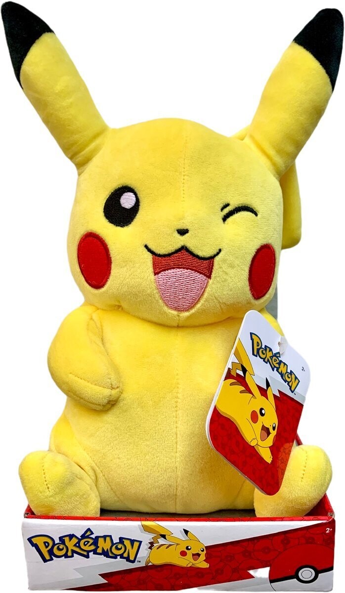 Pikachu knipoog plush 30cm