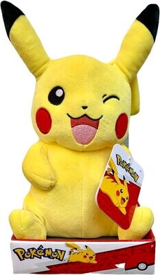 Pikachu knipoog plush 30cm