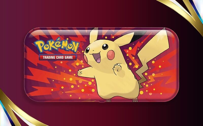 Pikachu pencil tin