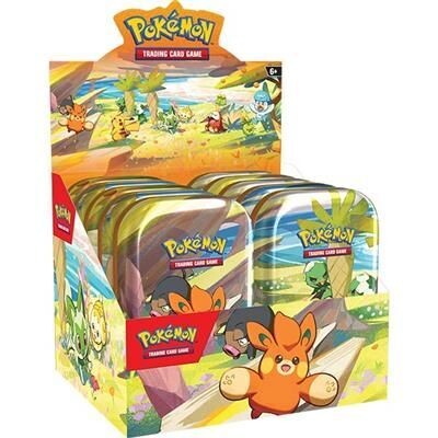 Paldea Pals Mini Tin display 