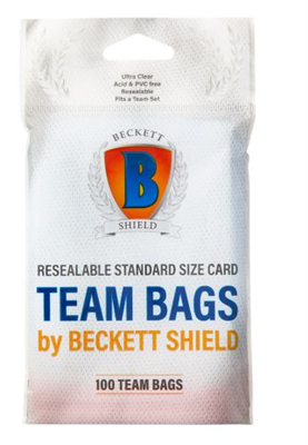 Beckett Shield Team Bags (100 Sleeves)