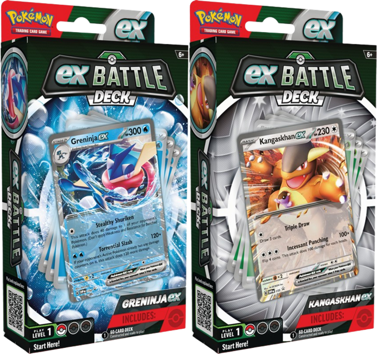 Battle deck greninja ex en kangaskhan set van 2