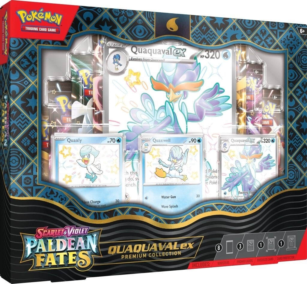 Paldean Fates Premium Collection Quaquaval EX