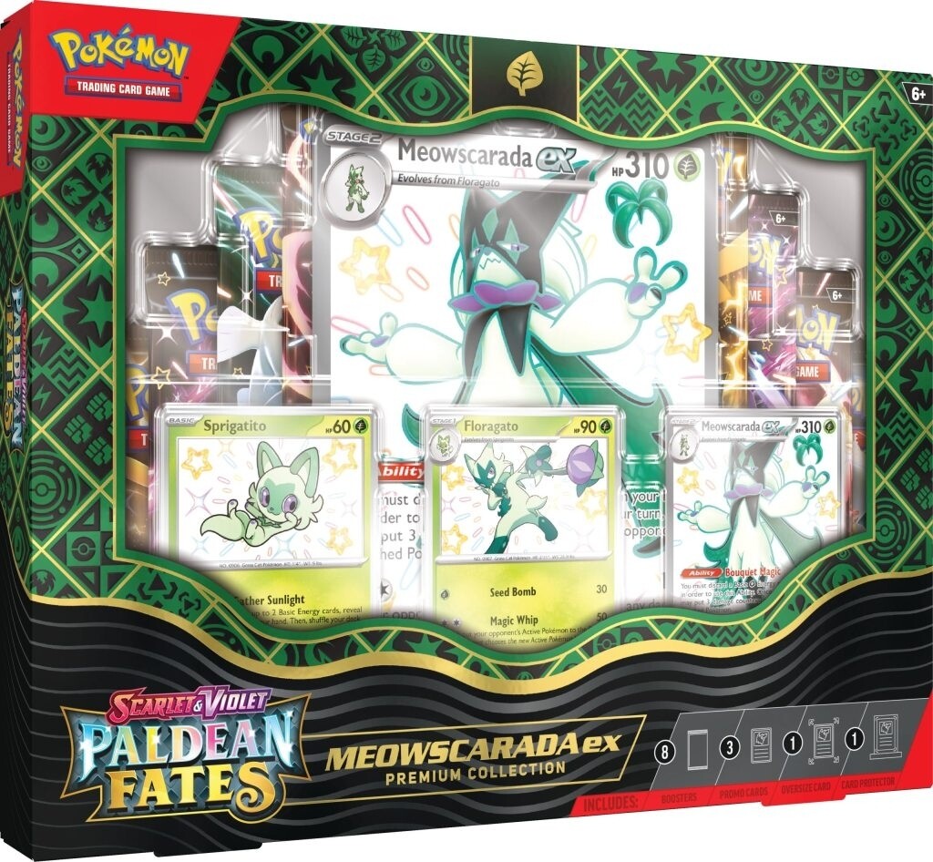 Paldean Fates Premium Collection Meowscarada EX