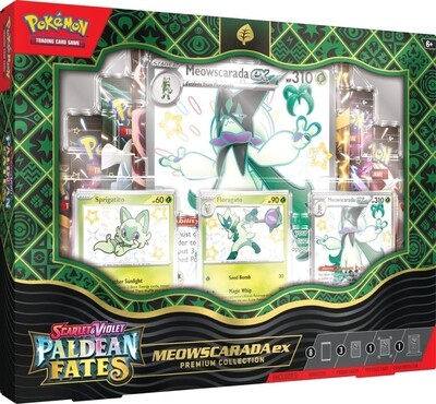 Paldean Fates Premium Collection Meowscarada EX