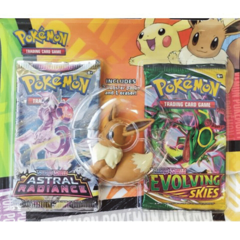 Pokemon Back to School Eraser Blister – Eevee