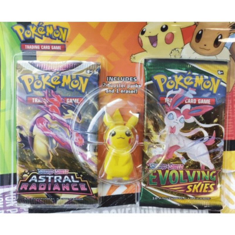 Home Trading Card Games Pokémon Blister Pokemon Back to School Eraser Blister – Pikachu