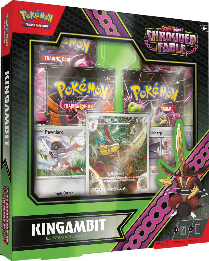 Pokémon Scarlet & Violet Shrouded Fable Illustration Rare Collection Kingambit