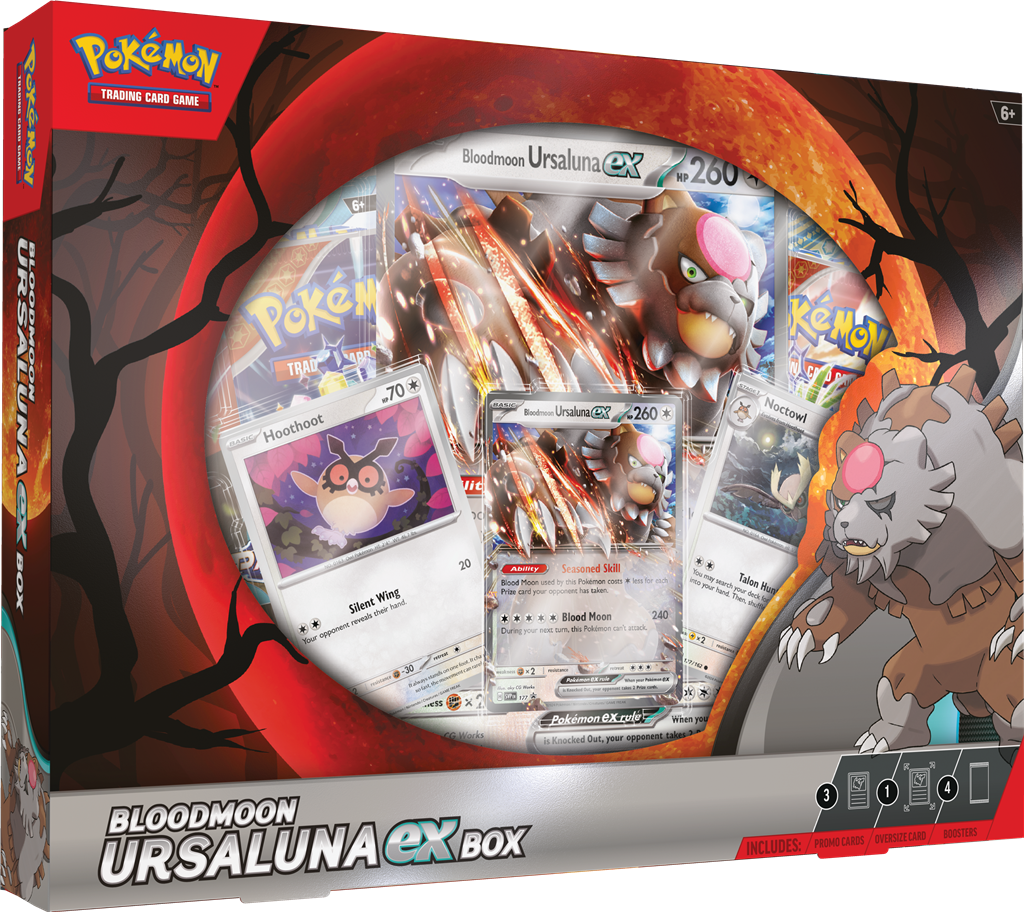 Pokémon TCG: Bloodmoon Ursaluna EX Box