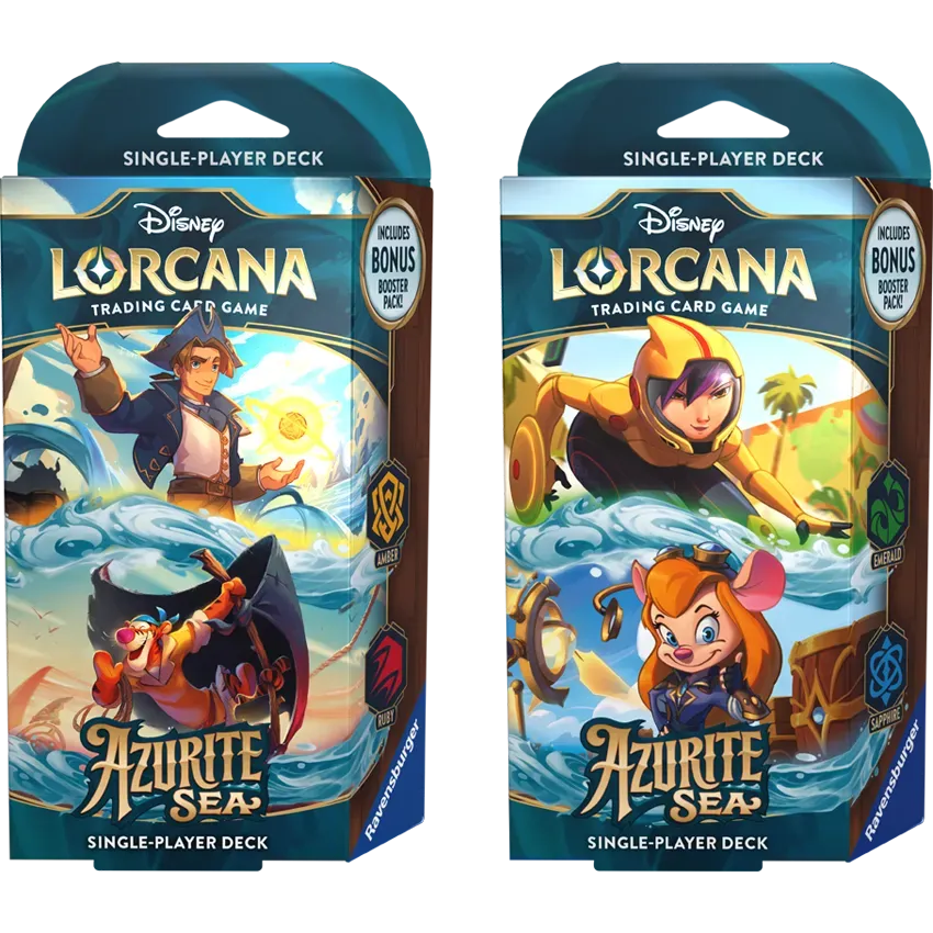 Disney Lorcana - Azurite Sea Starter Deck set van 2