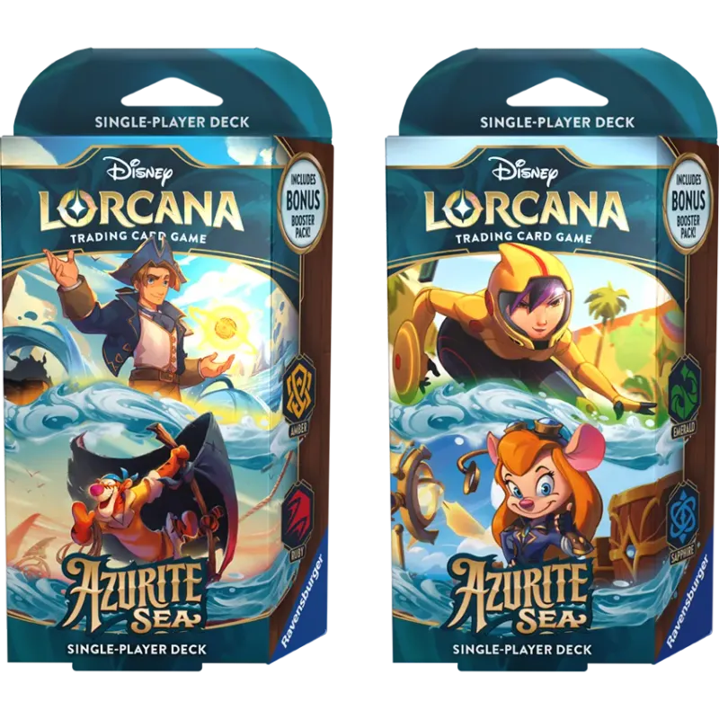 Disney Lorcana - Azurite Sea Starter Deck set van 2