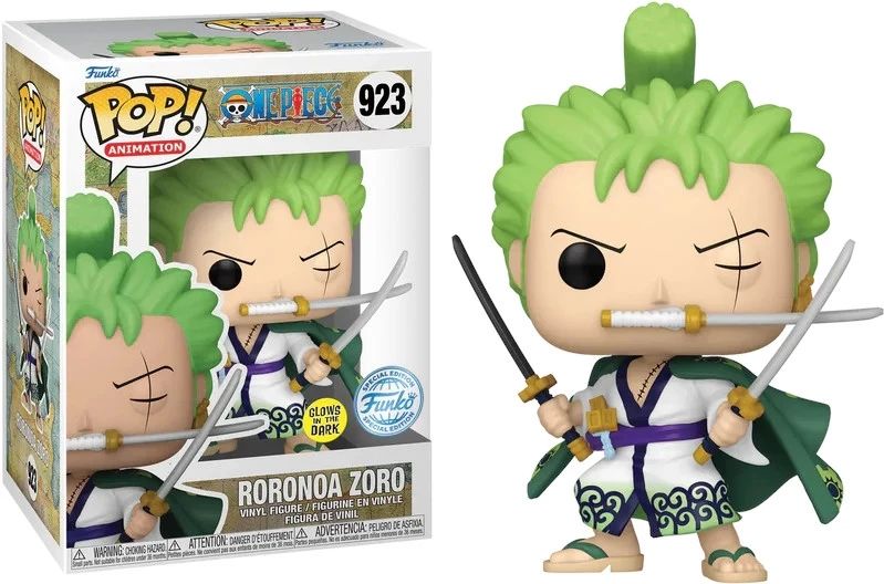 One Piece Funko Pop Vinyl: Roronoa Zoro (Glow in the Dark)