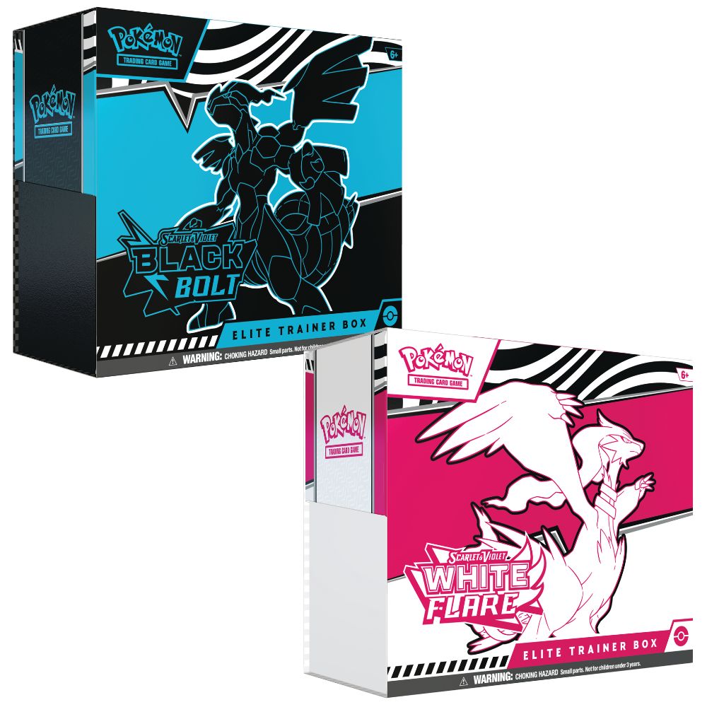 Black bolt white flare elite trainer box set pre order
