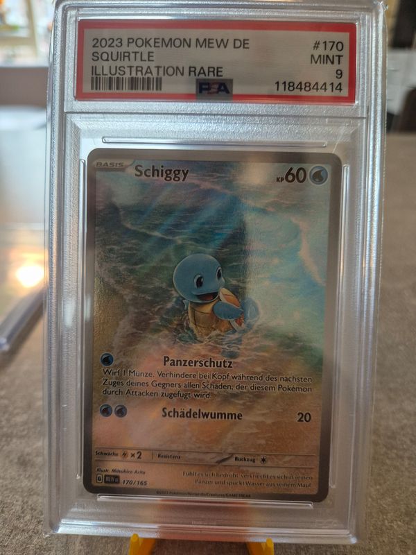 2023 pokémon mew DE squirtle (DUITS) psa 9