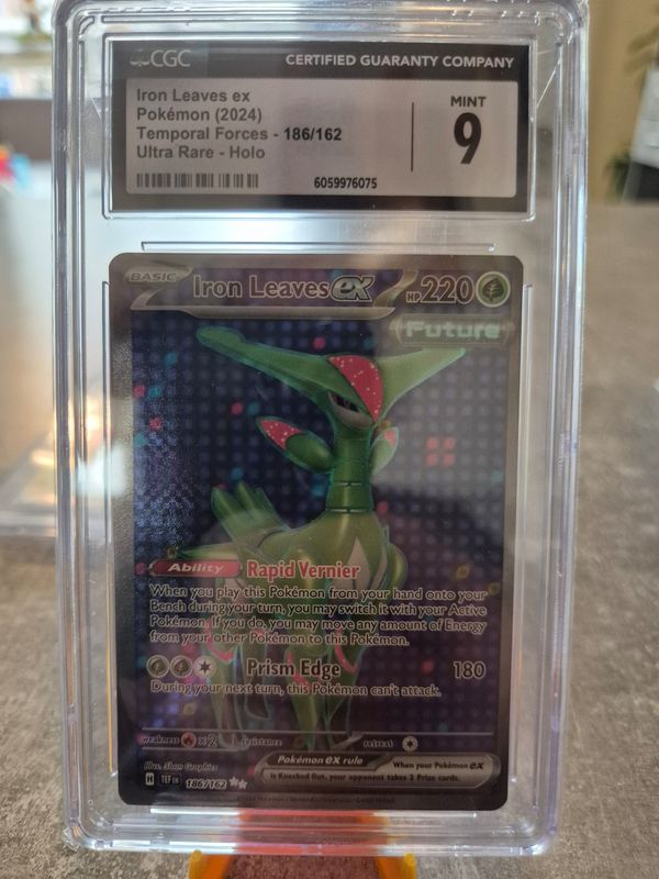 2024 Pokémon iron leaves cgc 9