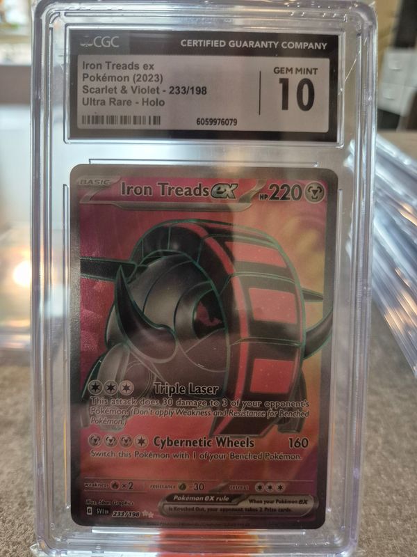 2023 pokémon iron treads ex cgc 10