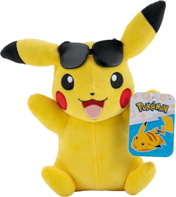 Pikachu met Zonnebril - Pluche knuffel - 20 cm