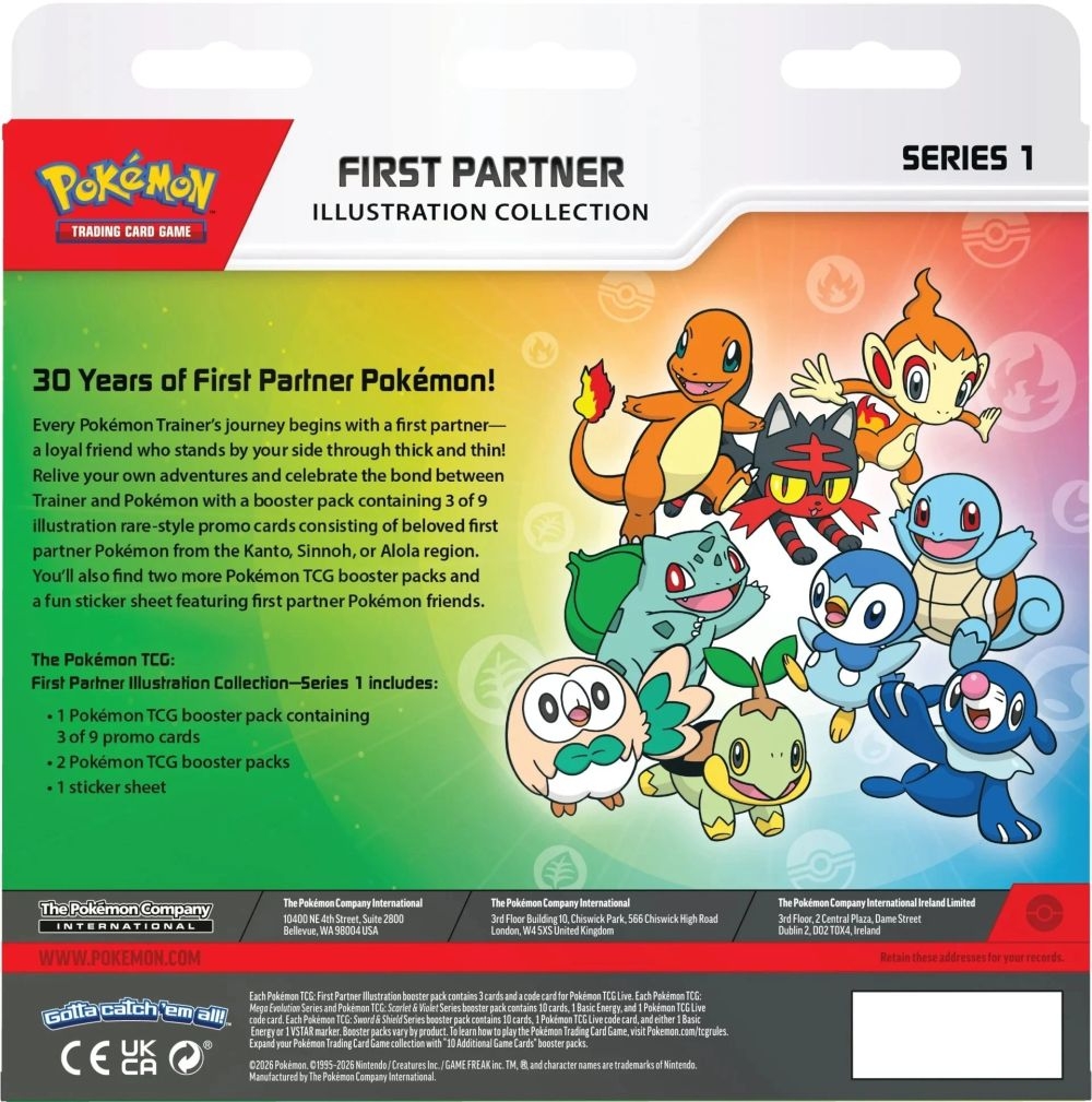 First Partner Illustration Collection: Series 1 (2 Boosters) 30th Anniversary pre order 