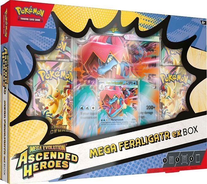 Ascended Heroes - ex Box: Mega Feraligatr ex