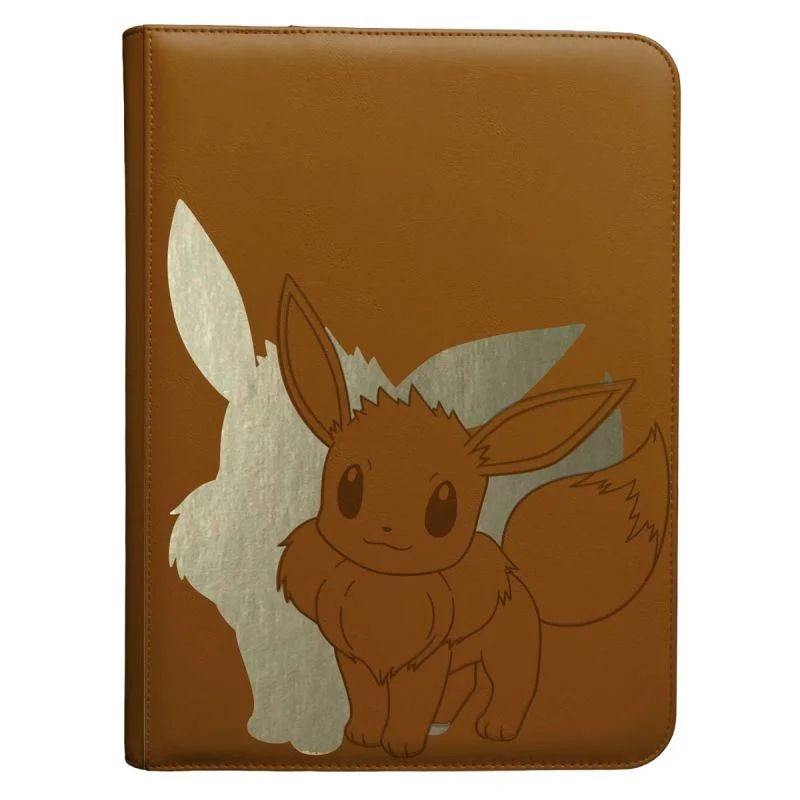 9 pocket pokémon eevee binder zip