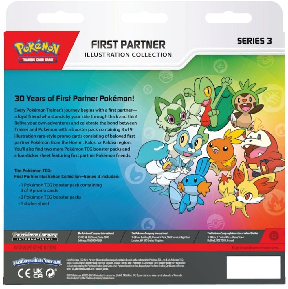 Pokemon - First Partner Illustration Collection: Series 3 30th Anniversary