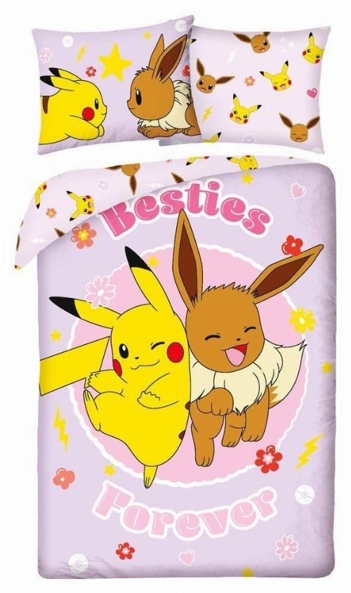 Pokemon - Besties Forever Duvet Set (Duvet & Pillow)