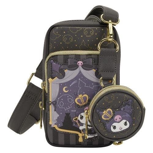 Loungefly - Sanrio: Hello Kitty and Friends - Kuromi "20th Anniversary" Crossbody Bag