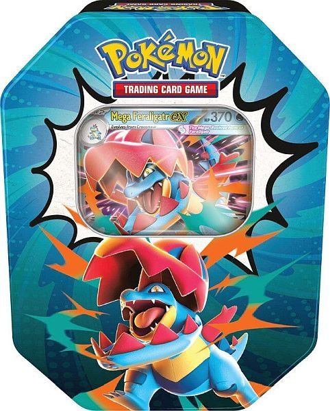 Pokémon Mega Feraligatr ex - Mega Evolution: Ascended Heroes Collector's Tin