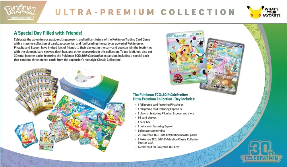 Pokemon Mega Evolution: 30th Celebration - Ultra-Premium Collection: Day - Espeon