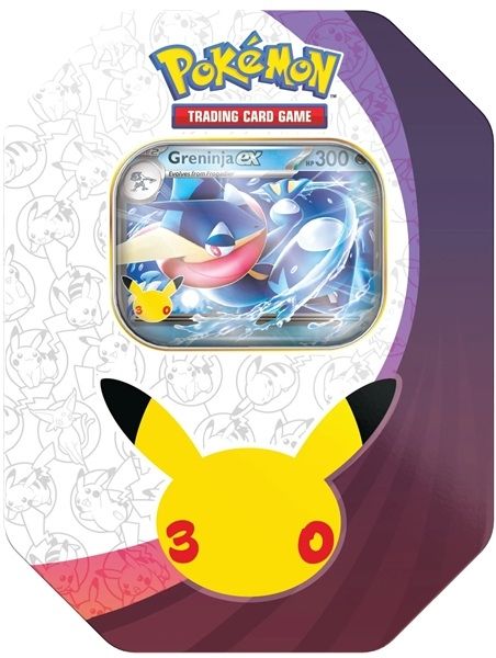 NaamGreninja ex - Mega Evolution: 30th Celebration Collector's Tin pre order