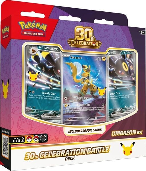 Pokemon Mega Evolution: 30th Celebration Battle Deck: Umbreon ex pre order