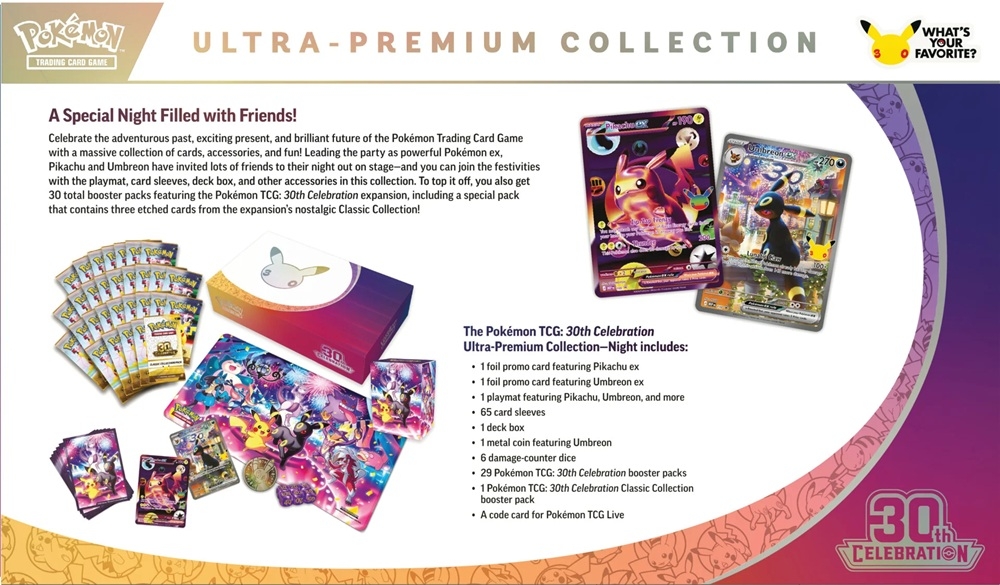 Pokemon Mega Evolution: 30th Celebration - Ultra-Premium Collection: Night - Umbreon pre order