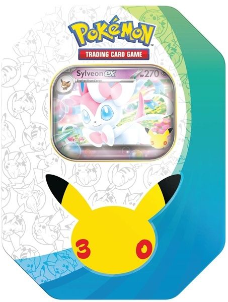Sylveon ex - Mega Evolution: 30th Celebration Collector's Tin pre order