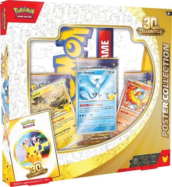 Pokemon Mega Evolution: 30th Celebration - Poster Collection Box pre order