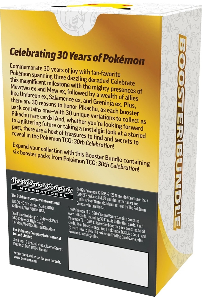 Mega Evolution: 30th Celebration booster bundel