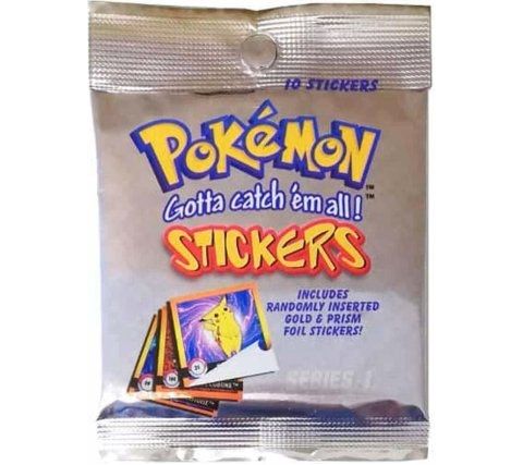 Pokémon Series 1 stickers (1999)