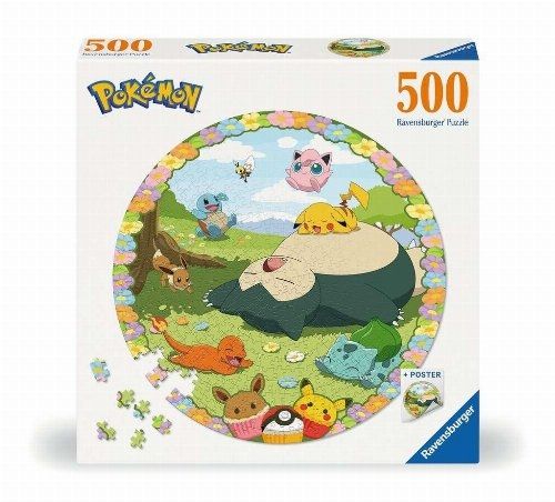 Puzzle 500 pieces - Flowery Pokemon