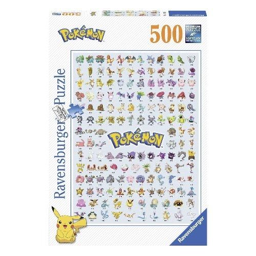 Puzzle 500 pieces - Pokemon
