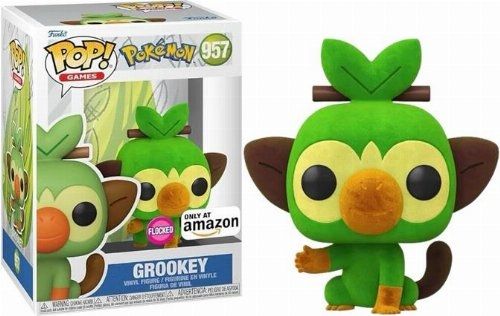 Figure Funko POP! Pokemon - Grookey (Flocked) #957 (Exclusive)