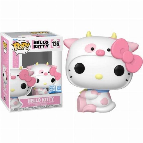 Figure Funko POP! Sanrio: Hello Kitty & Friends - Hello Kitty in Cow Cosplay #136 (Exclusive)